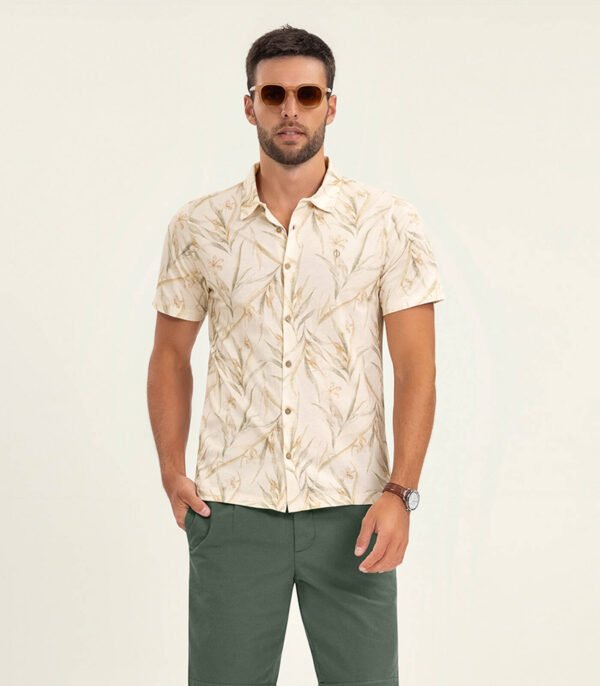 Camisa Viscosa Off White Diametro - Imagen 4