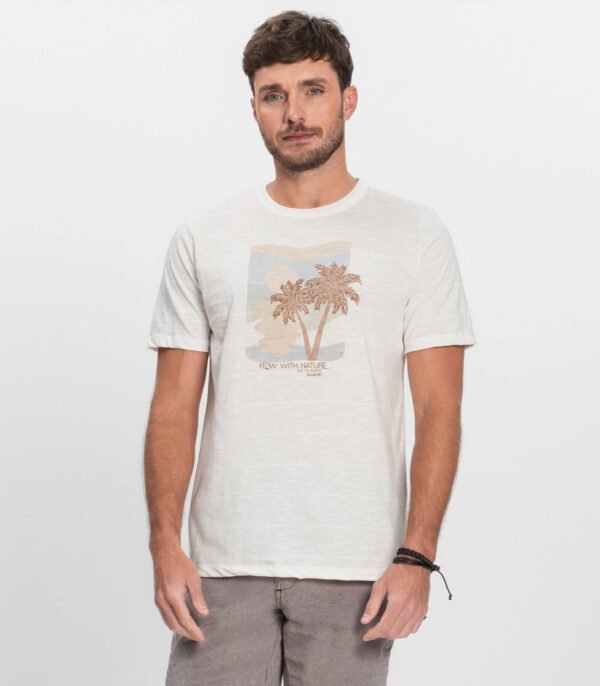 Polera Off White Palmera Diametro - Imagen 2