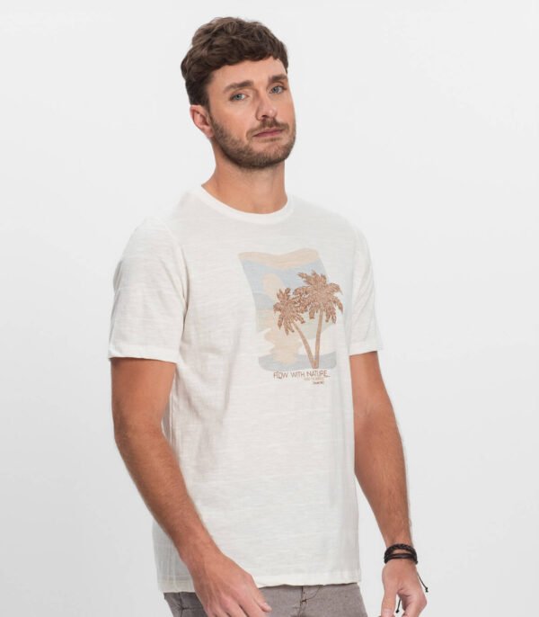 Polera Off White Palmera Diametro - Imagen 3