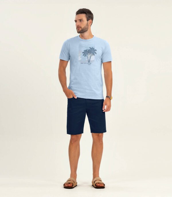 Polera Azul Nube Palmera Diametro - Imagen 2