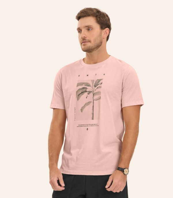 Polera Cristal Rosa Palmera 2 Diametro - Imagen 2