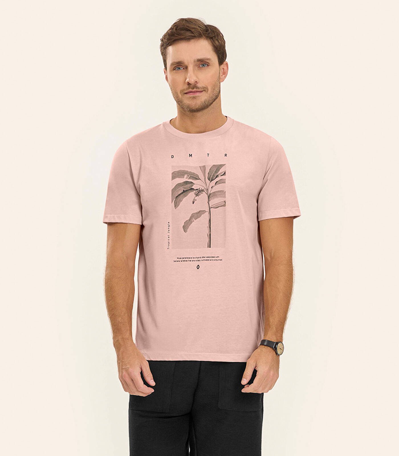 Polera Cristal Rosa Palmera 2 Diametro - Imagen 3
