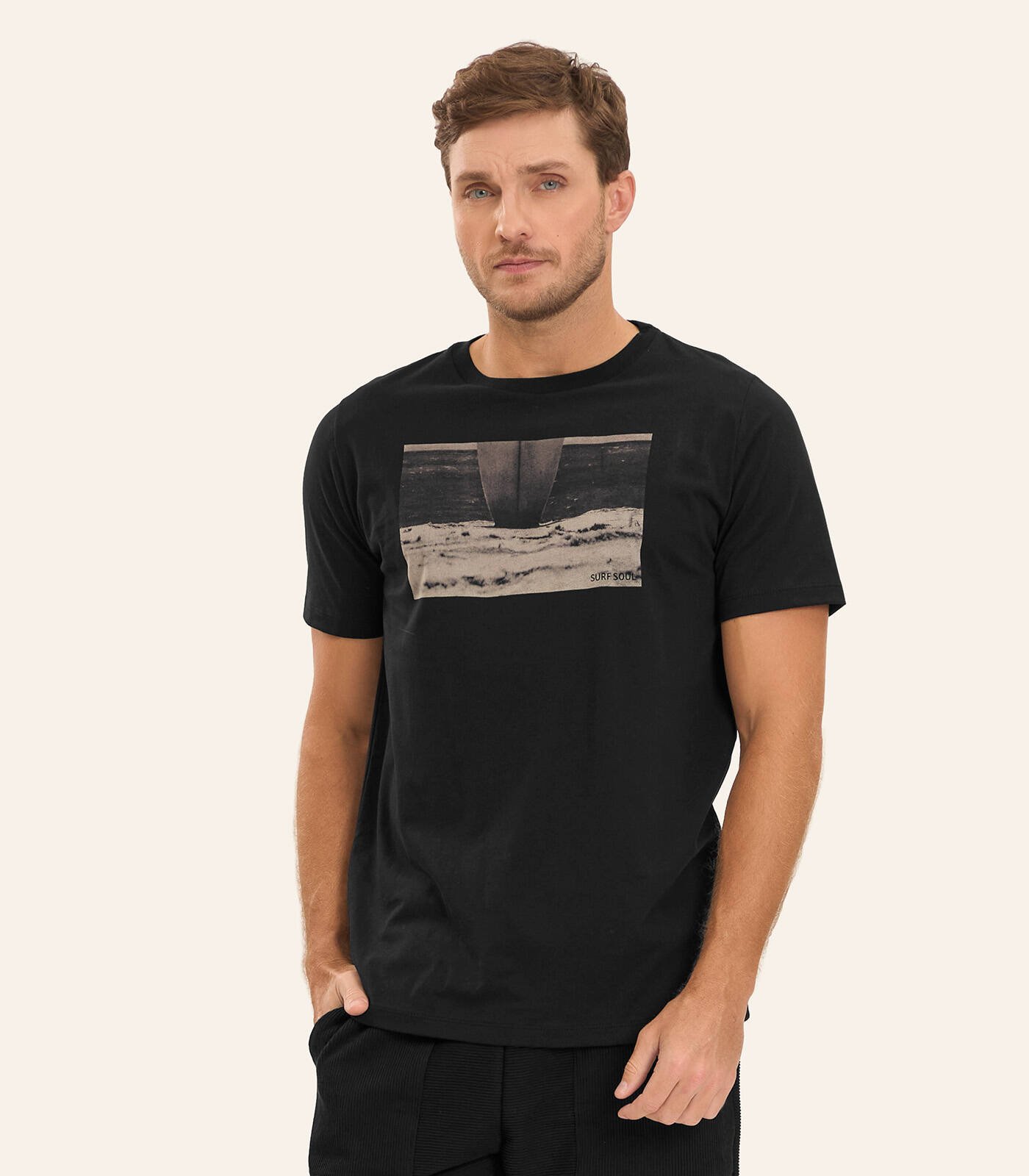 Polera Negra Beach Diametro - Imagen 3