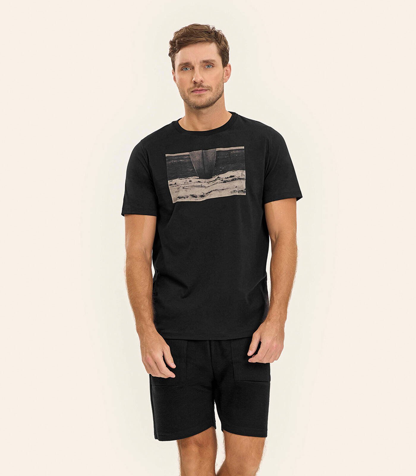 Polera Negra Beach Diametro - Imagen 4