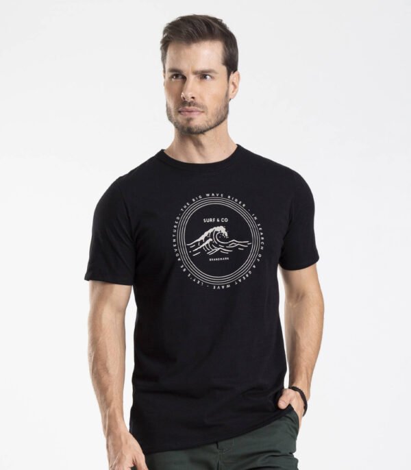 Polera Negra Wave Rider Diametro - Imagen 4