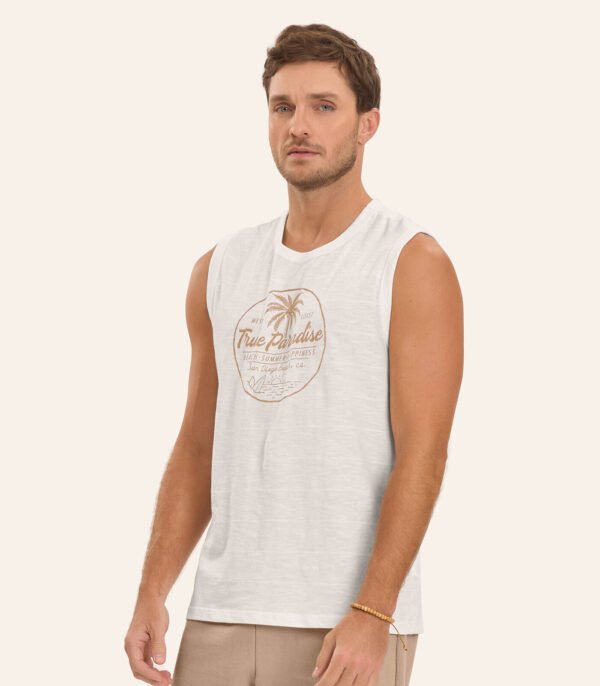 Polera sin Mangas Off White Diametro - Imagen 3