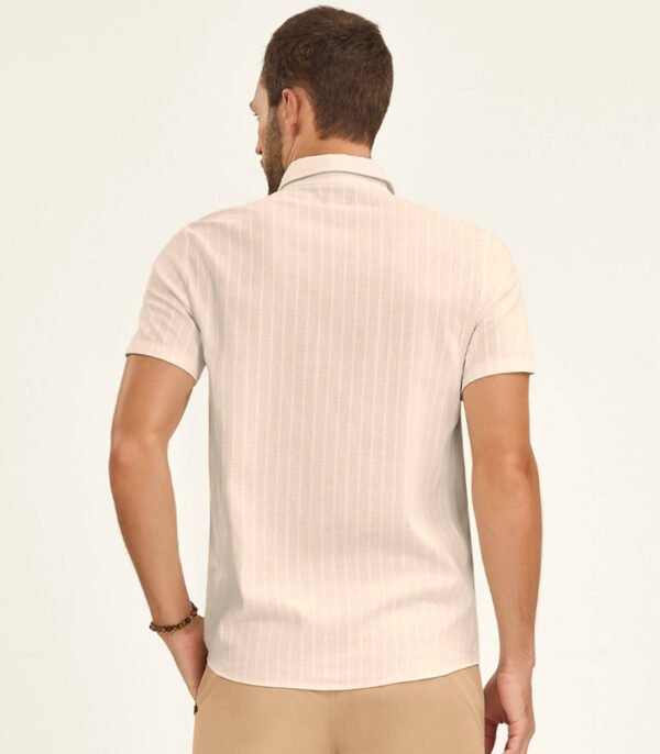 Camisa Crema Algodón Viscosa Diametro - Imagen 5