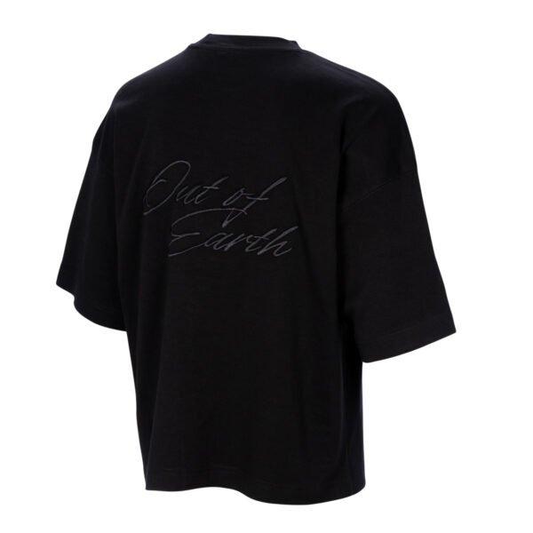 Polera Oversize Out of Earth - Negra - Imagen 3