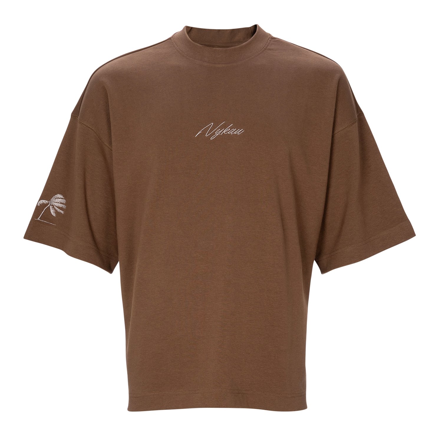 Polera Oversize Out of Earth - Café - Imagen 3