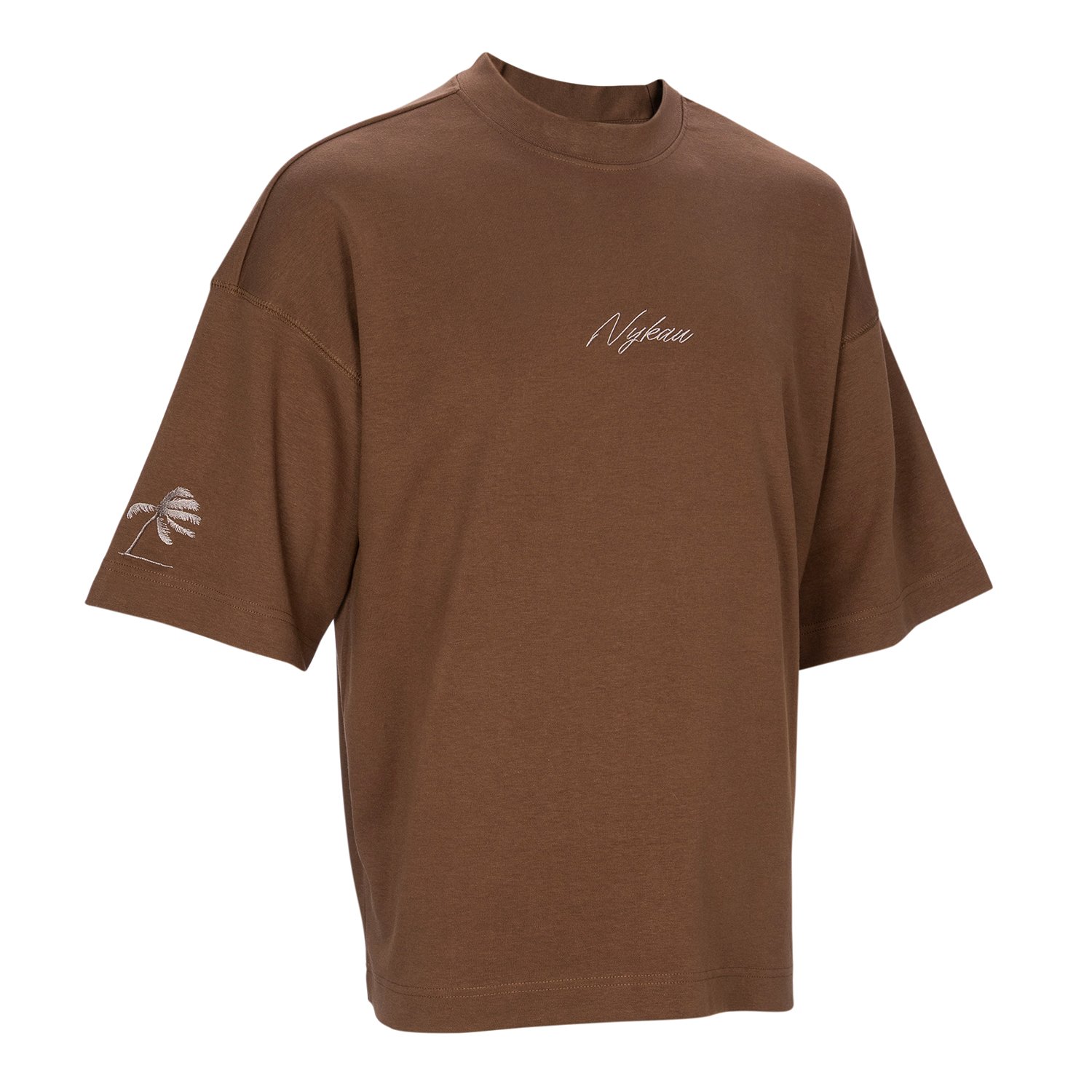 Polera Oversize Out of Earth - Café