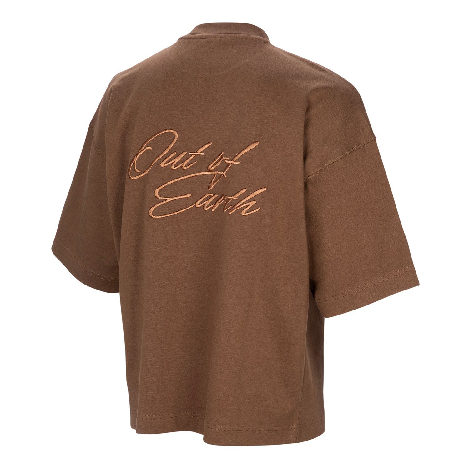 Polera Oversize Out of Earth - Café - Imagen 2