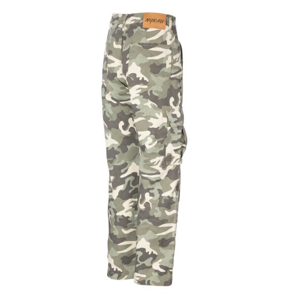 Pantalon Cargo Nykau Palm1- Militar - Imagen 2