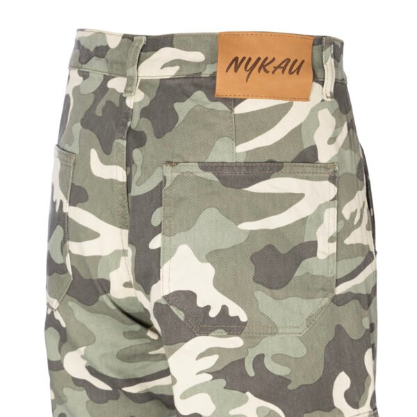 Pantalon Cargo Nykau Palm1- Militar
